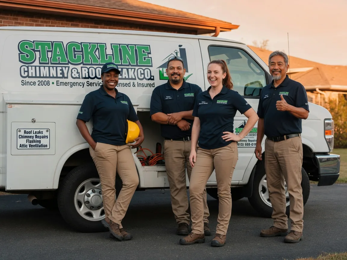 Chimney flashing repair company in Commerce, MO